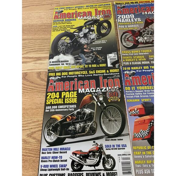 Lot Of 5 American Iron Magazine 2009 Past Issues - Picture 4 of 4